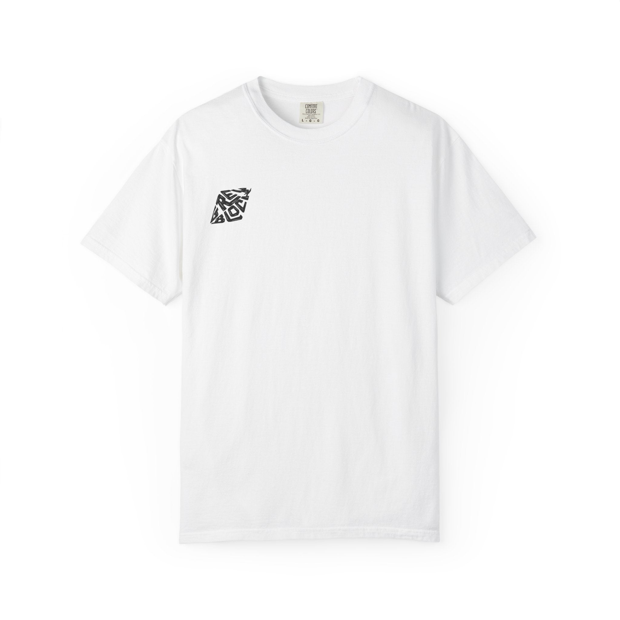 Grey Block Retro Logo T-Shirt